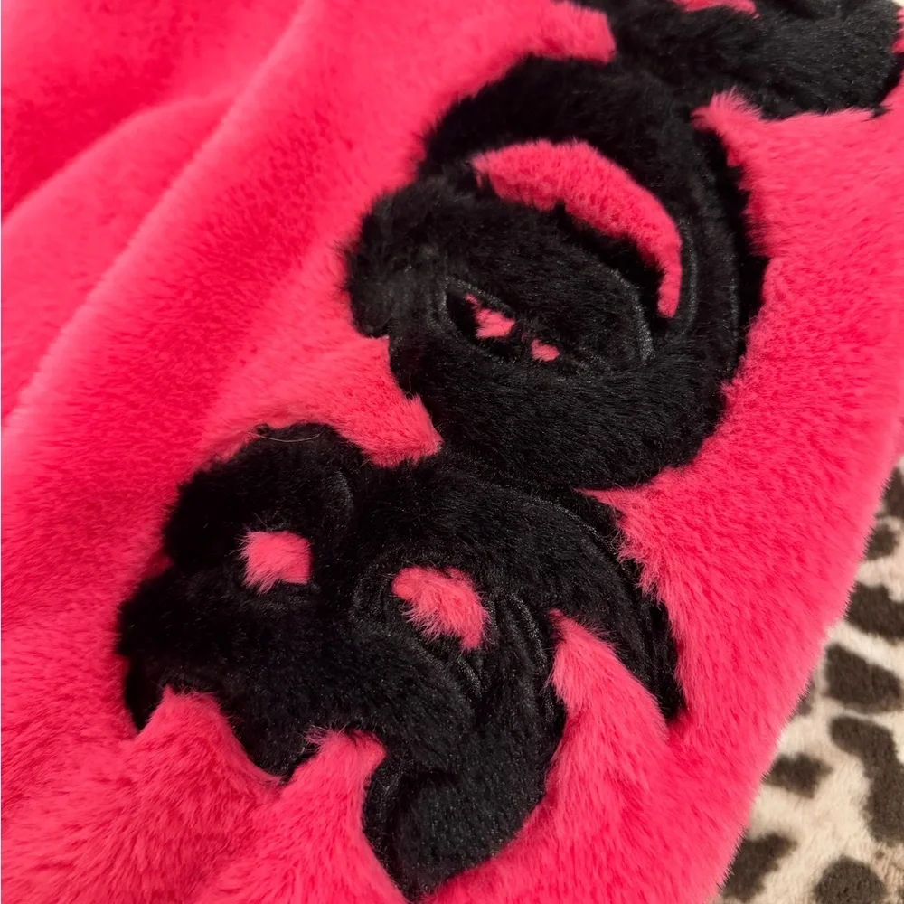 Rockstar Original Neon Pink Inany Fur Jacket - Picture 8 of 13